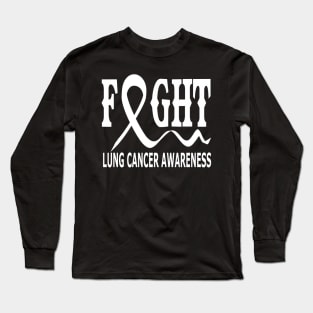 Fight Lung Cancer Awareness Long Sleeve T-Shirt